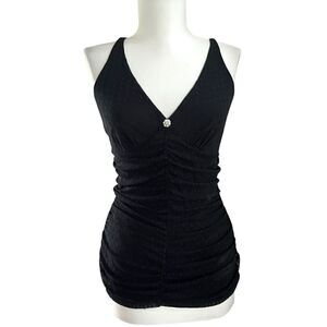 Vintage y2K Express Lace Top Size S black